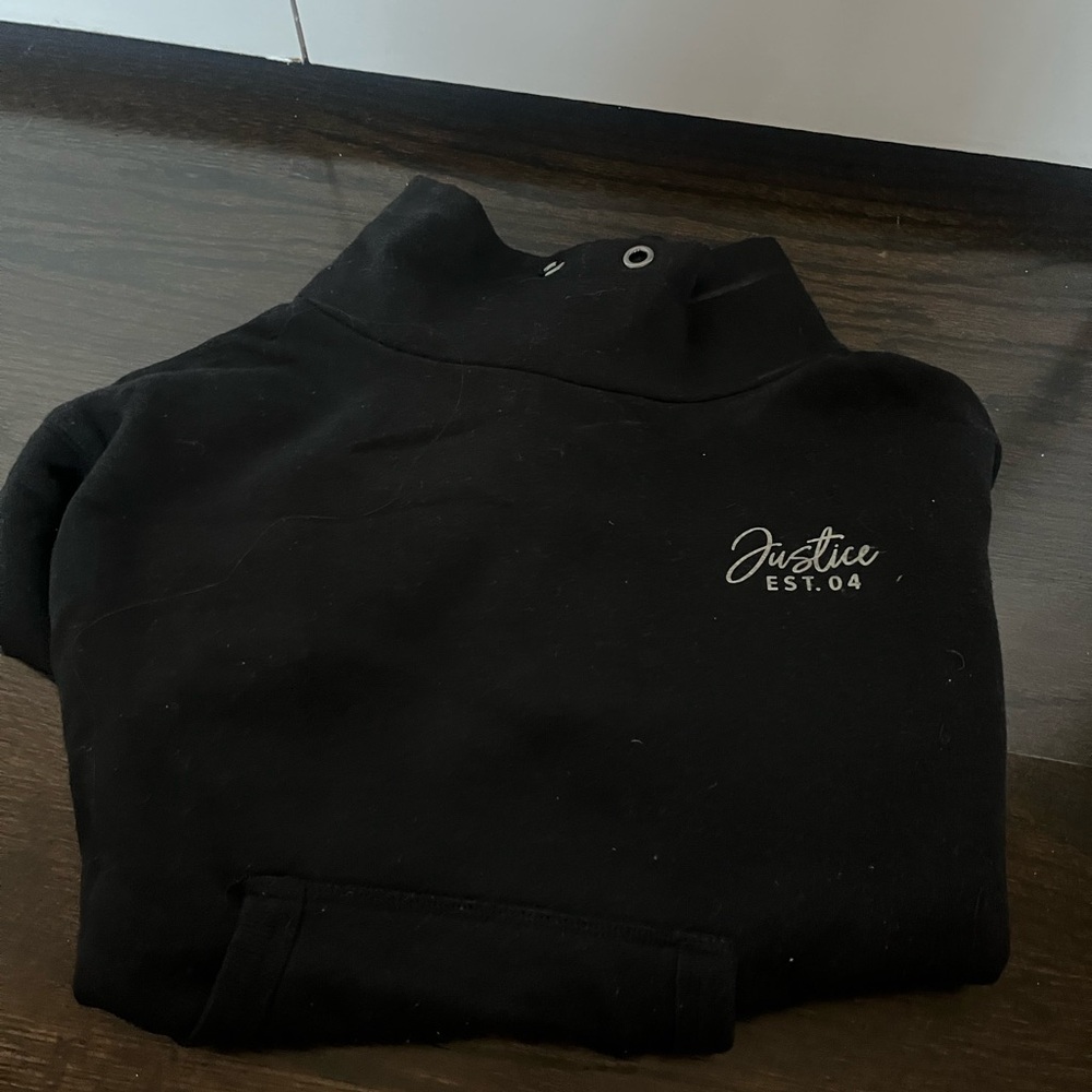 Justice Active Cozy Black Pullover